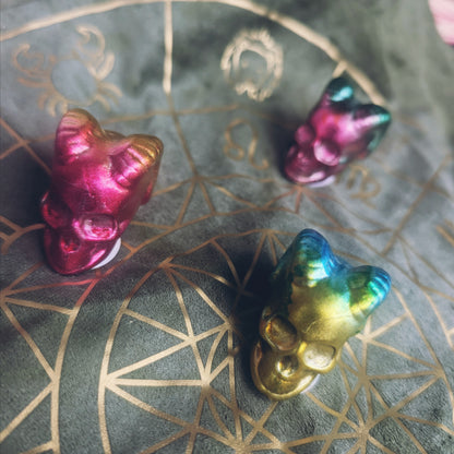 Aura Pyrite Skulls