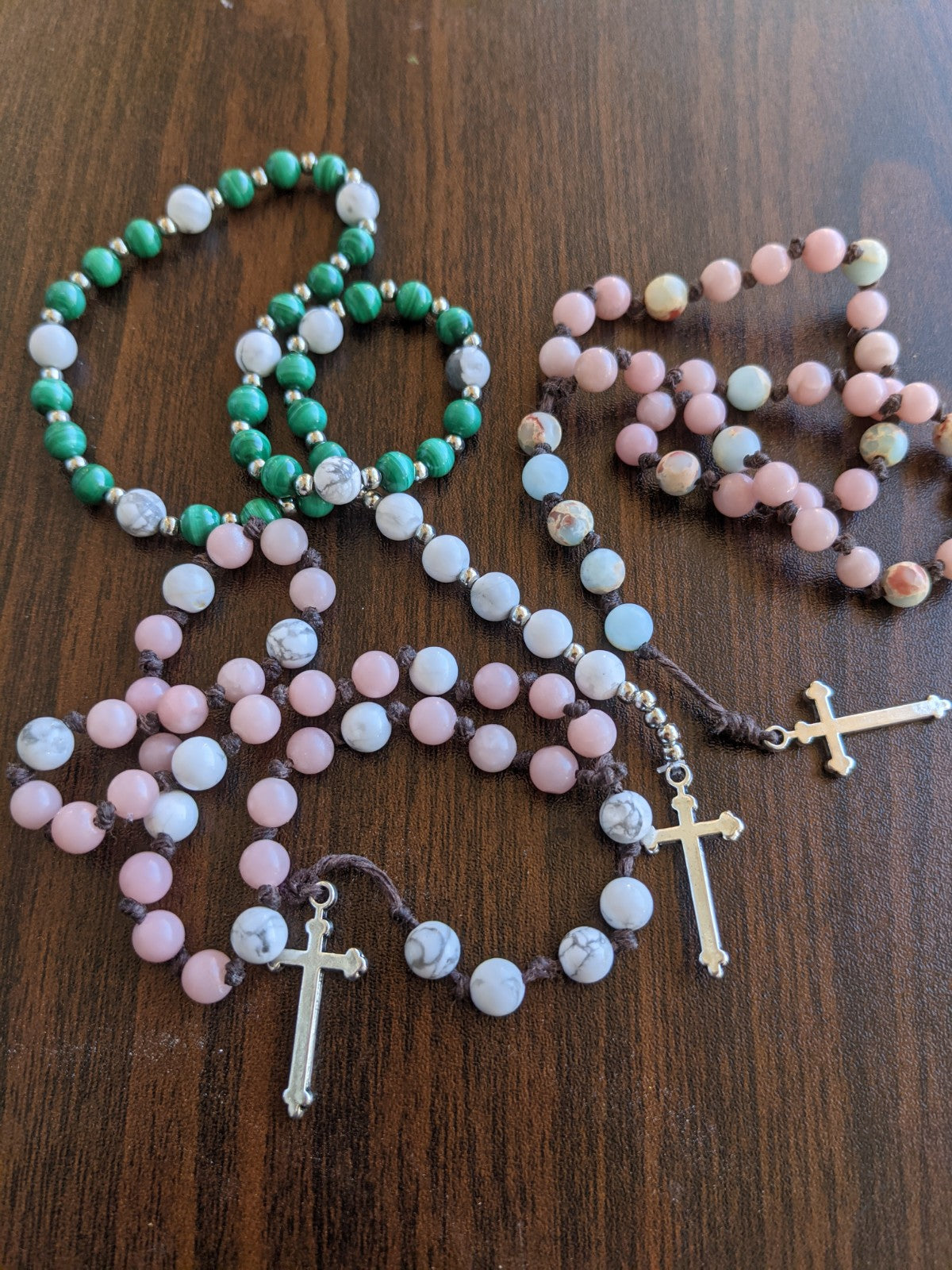 Handmade Crystal Mini Rosaries