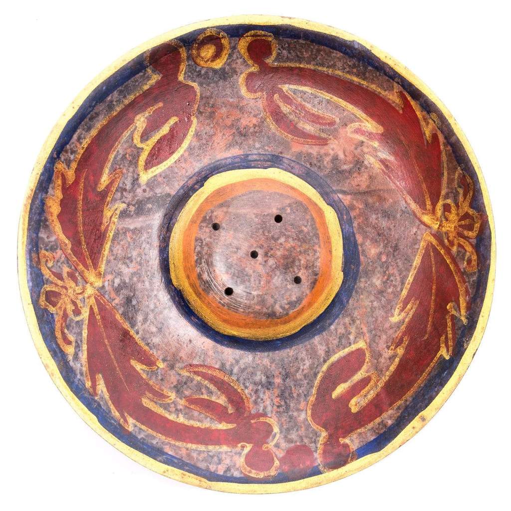 Handpainted Stone Incense Holder